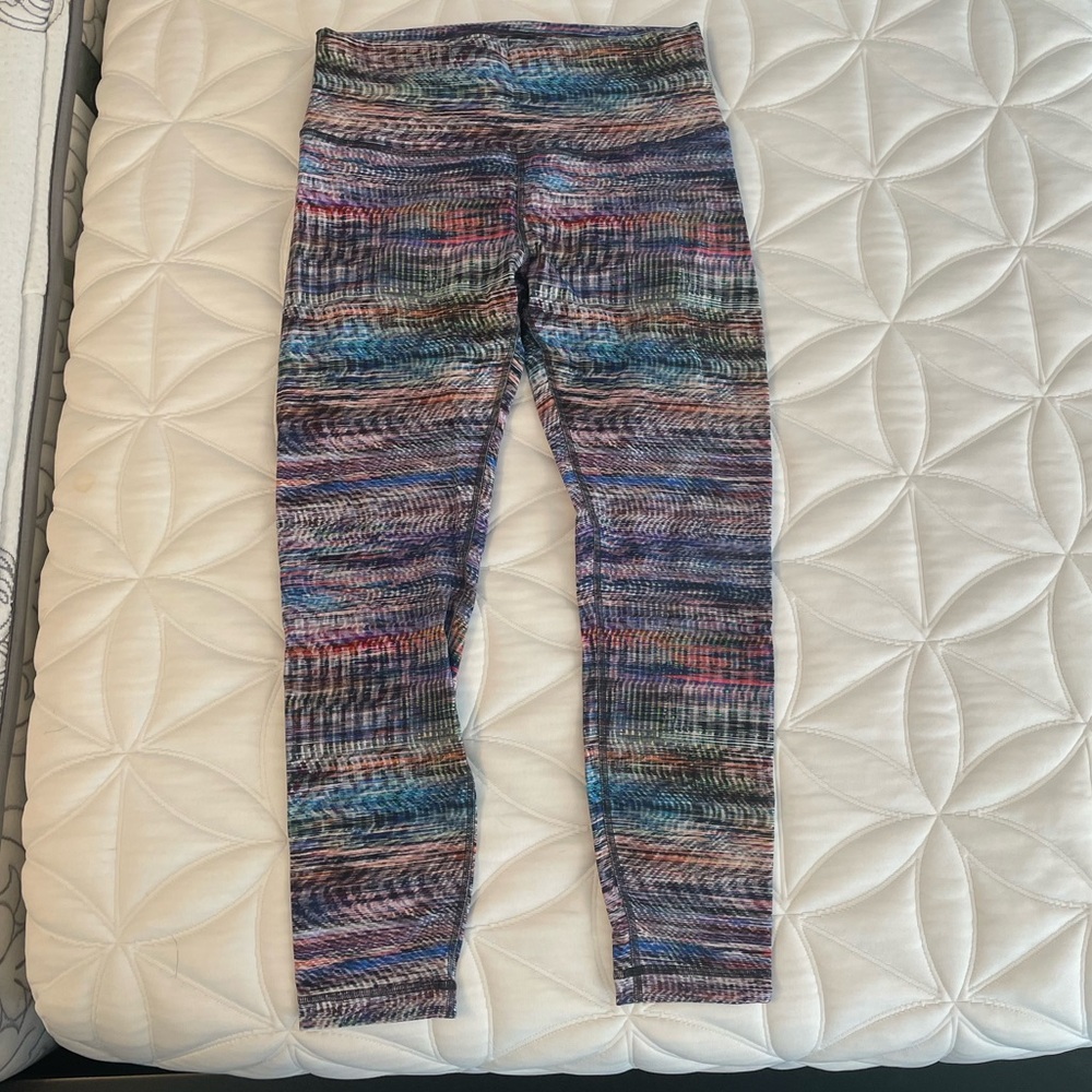 Lululemon women’s leggings, size 10, multicolor